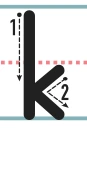 k küçük harf