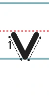 v küçük harf